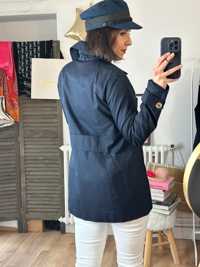 Parka Michael Kors bleu taille 36 - photo numéro 3