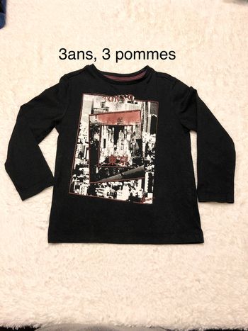 Tee shirt noir Tokyo G3a