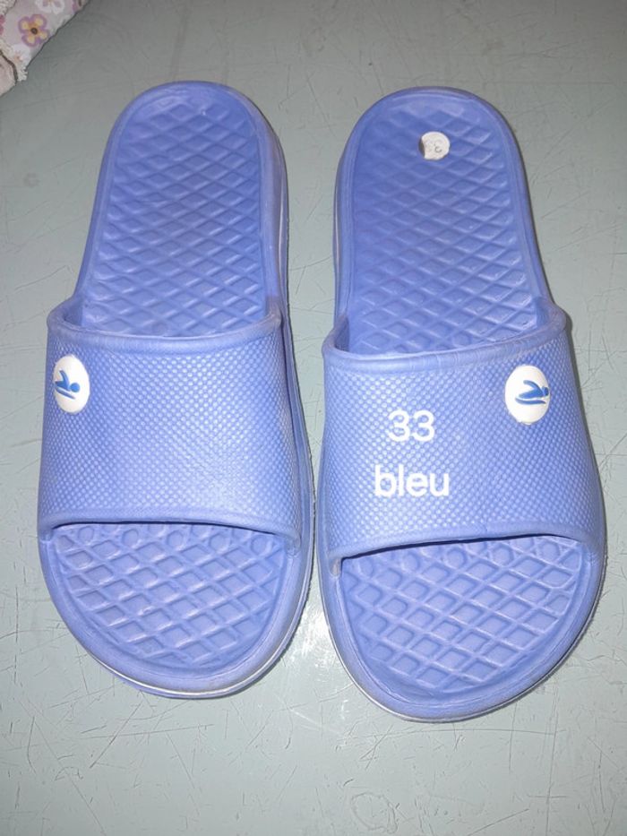 Claquette bleu en 33