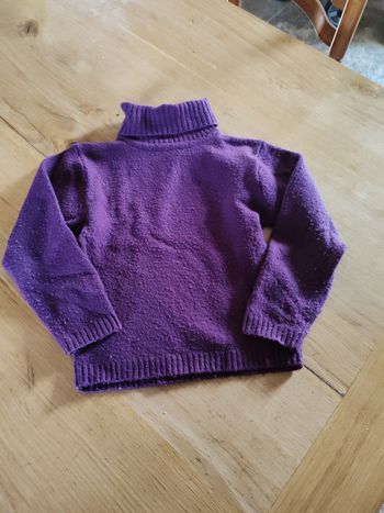 Pull col roulé