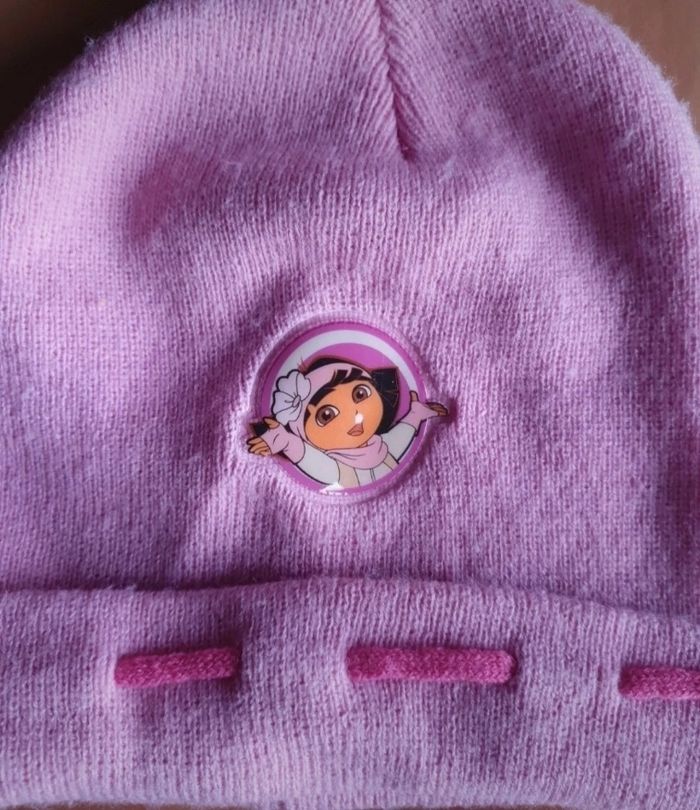 Bonnet + mitaine fille  T.U - photo numéro 3