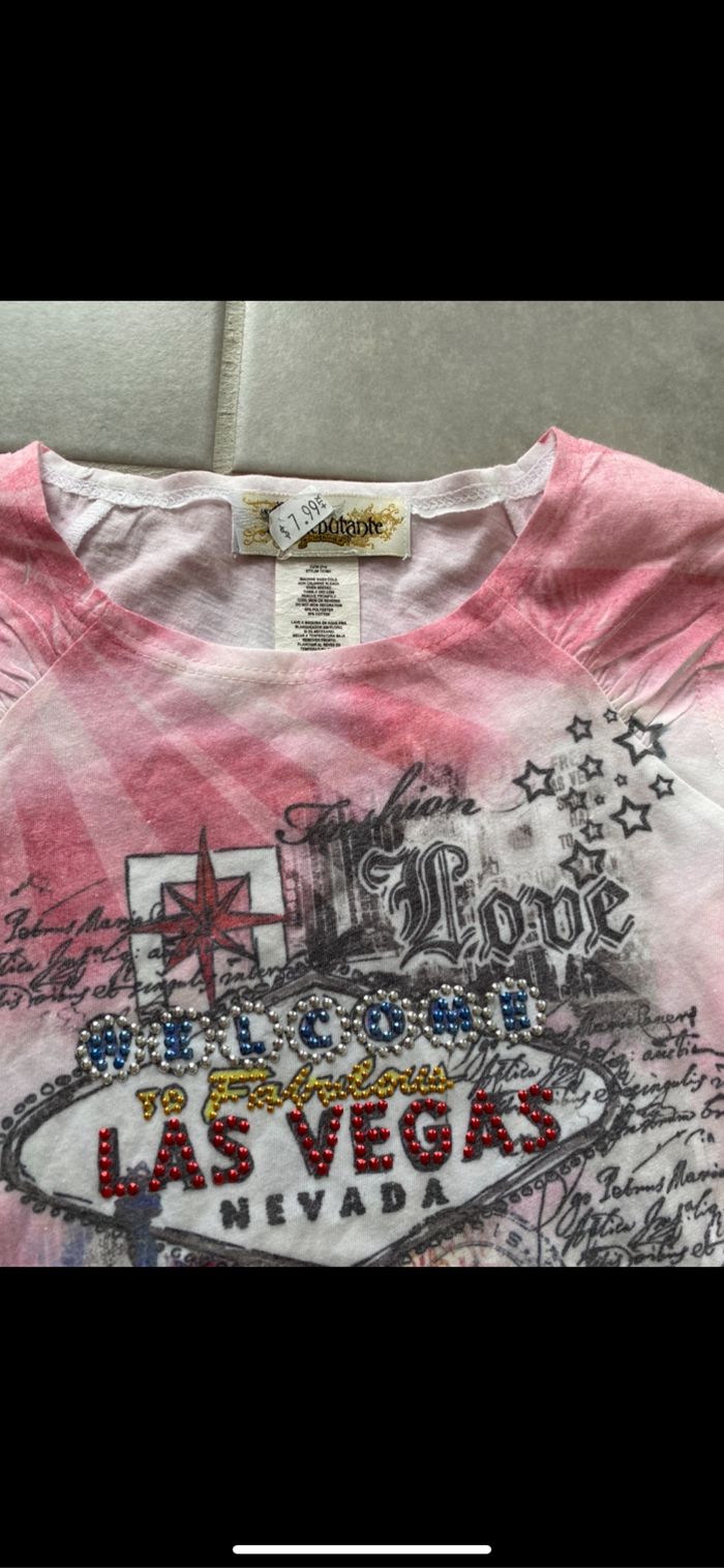 Tee shirt manches courtes Las Vegas Neuf 5 ans - photo numéro 4