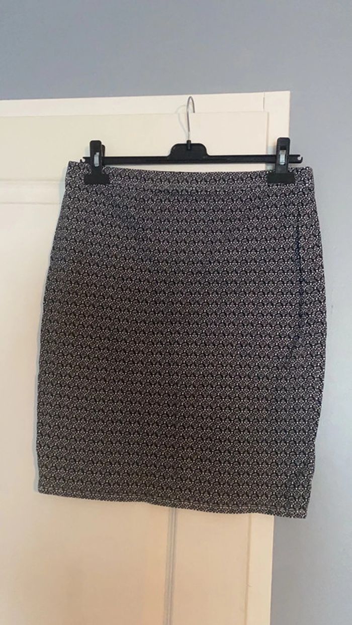 Jupe droite élastique