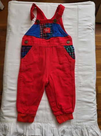 1 salopette garçon 12 mois 