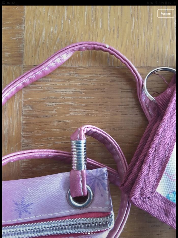 Sac à main  avec porte feuille reine des neiges - photo numéro 3