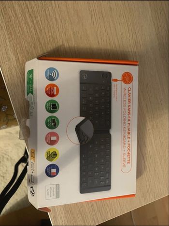 Clavier sans fil pliable Boulanger