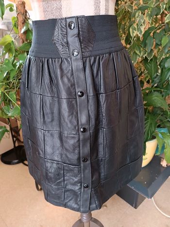 Jupe en cuir