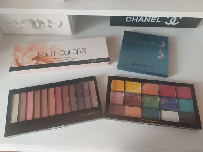 Lot 4 palettes I love Révolution Max&More Lasplash Réserve Naturelle  👁