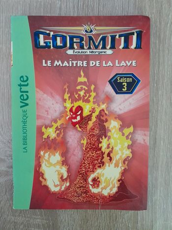 livre Gormiti saison 3 - le maître de la lave