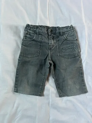 Bermuda jean gris Vertbaudet