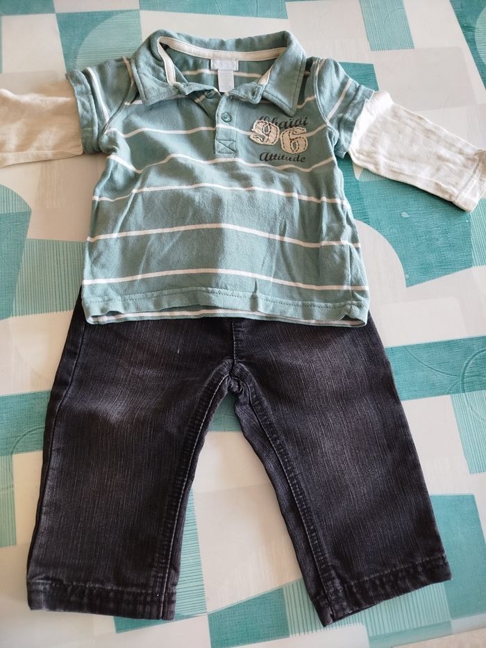 Ensemble Okaïdi 12 mois