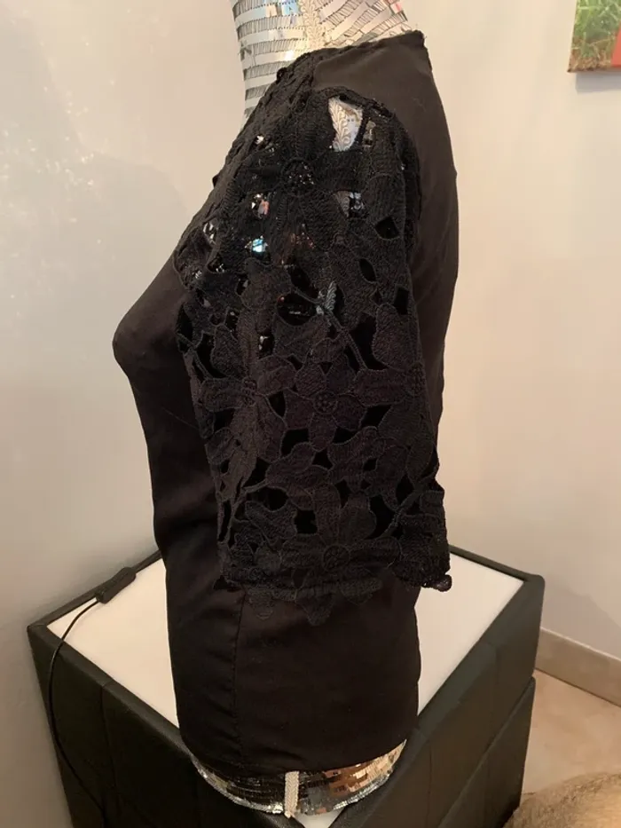 Top noir taille 38 - photo numéro 3
