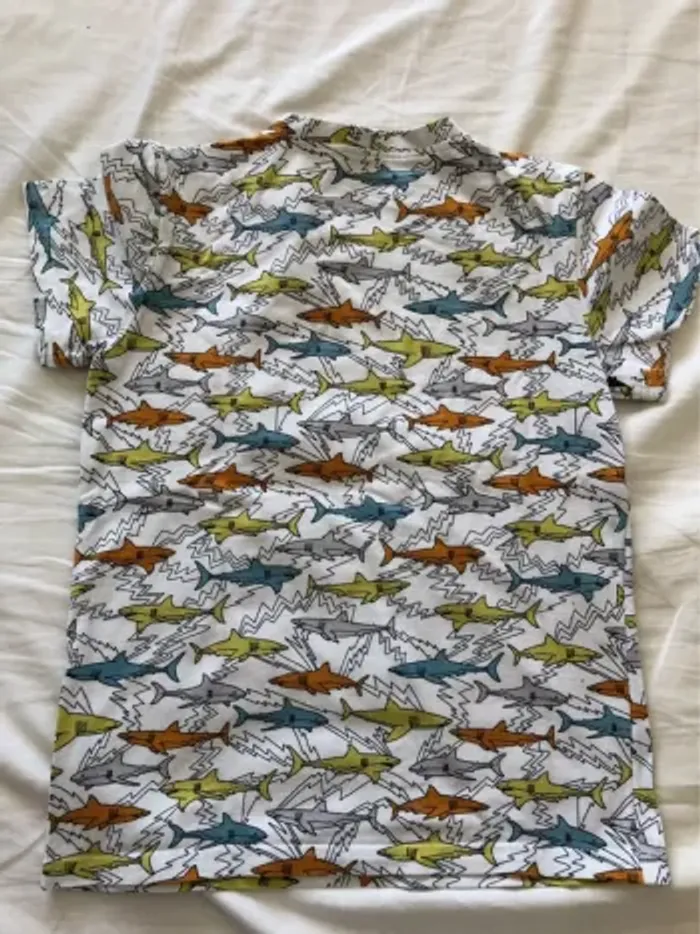 T-shirt requin 10 ans garçon - photo numéro 3