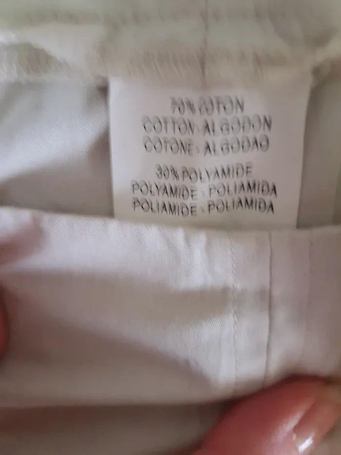 Pantalon / pantacourt crème T 42 Neuf - photo numéro 6