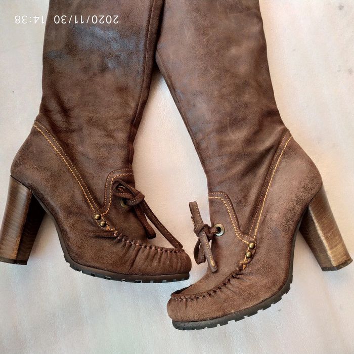 Bottes italiennes en cuir p38 - photo numéro 5