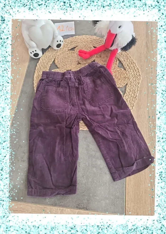 Lot pantalons 12 mois - photo numéro 2