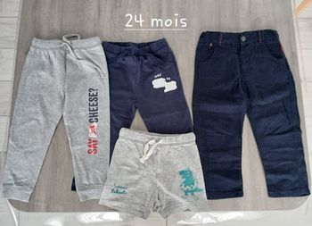 Lot pantalons/short 24 mois