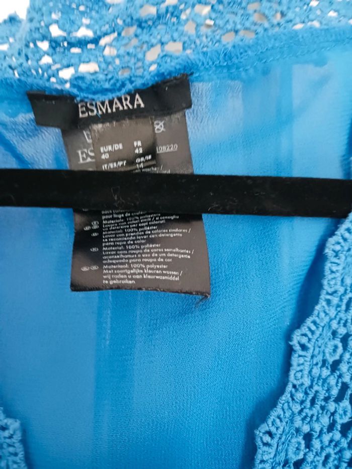 Tunique d'été bleue - photo numéro 2