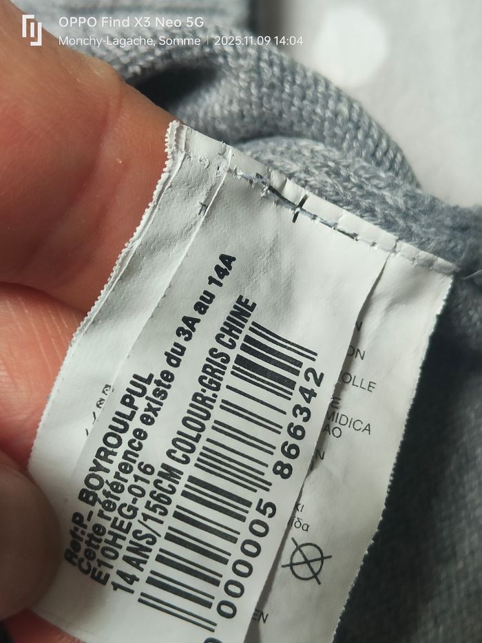 Pul col roulé Legé DPAM 14ans-156cm  Réduction jusqu'à -70% - photo numéro 4