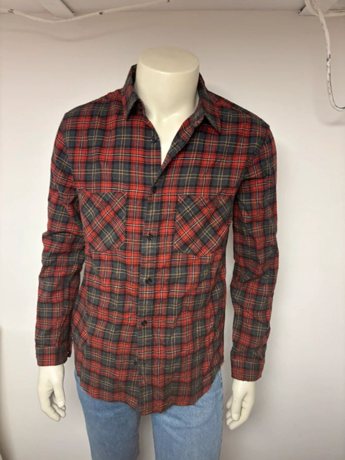 Chemise Homme The Kooples - Taille S - Style Bûcheron Bordeaux - photo numéro 9