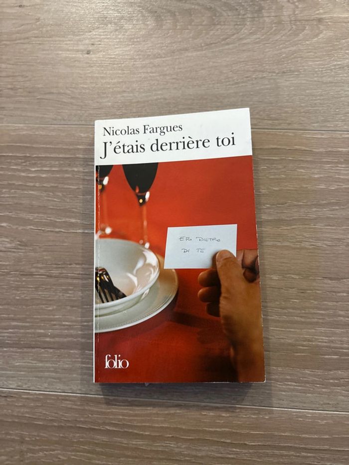 Livre j’étais derrière toi