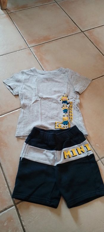 Ensemble été minions 4 ans