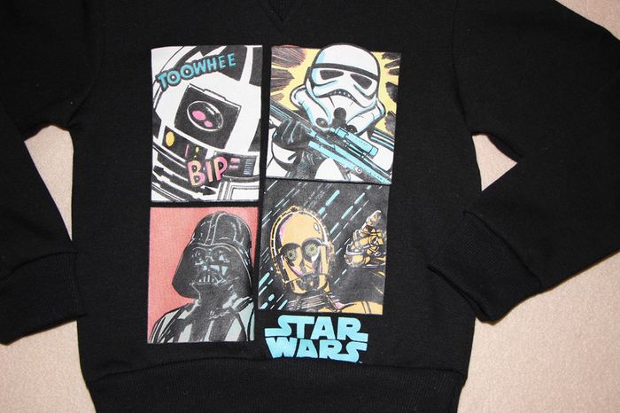 sweat à capuche garçon star wars disney - photo numéro 2
