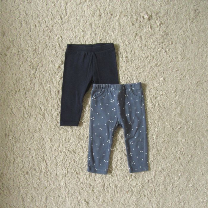 Lot de 2 jeggings 9 mois