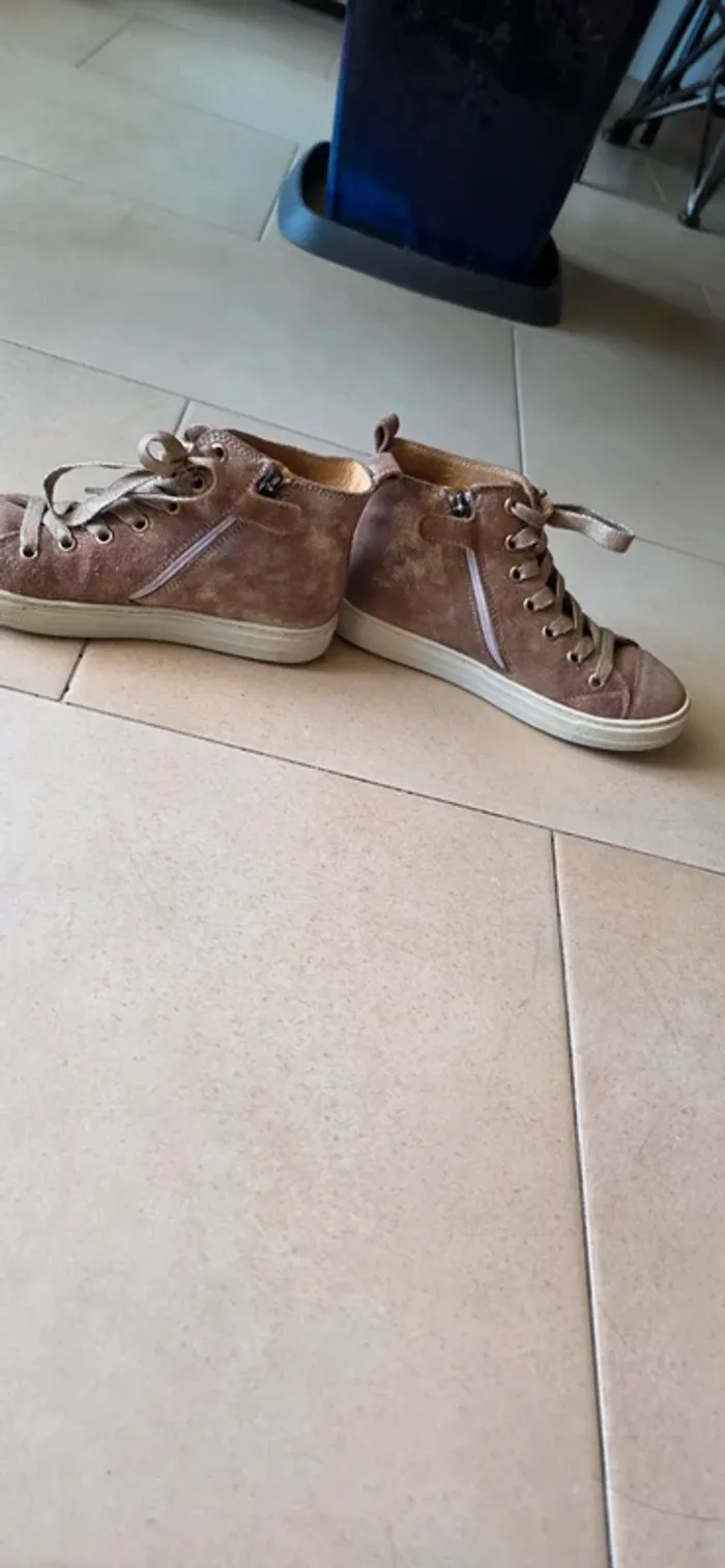 Bottines basket montante Pom D'api taille 31 - photo numéro 3