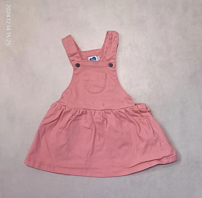 Robe + tee shirt fille - 12 mois - photo numéro 2