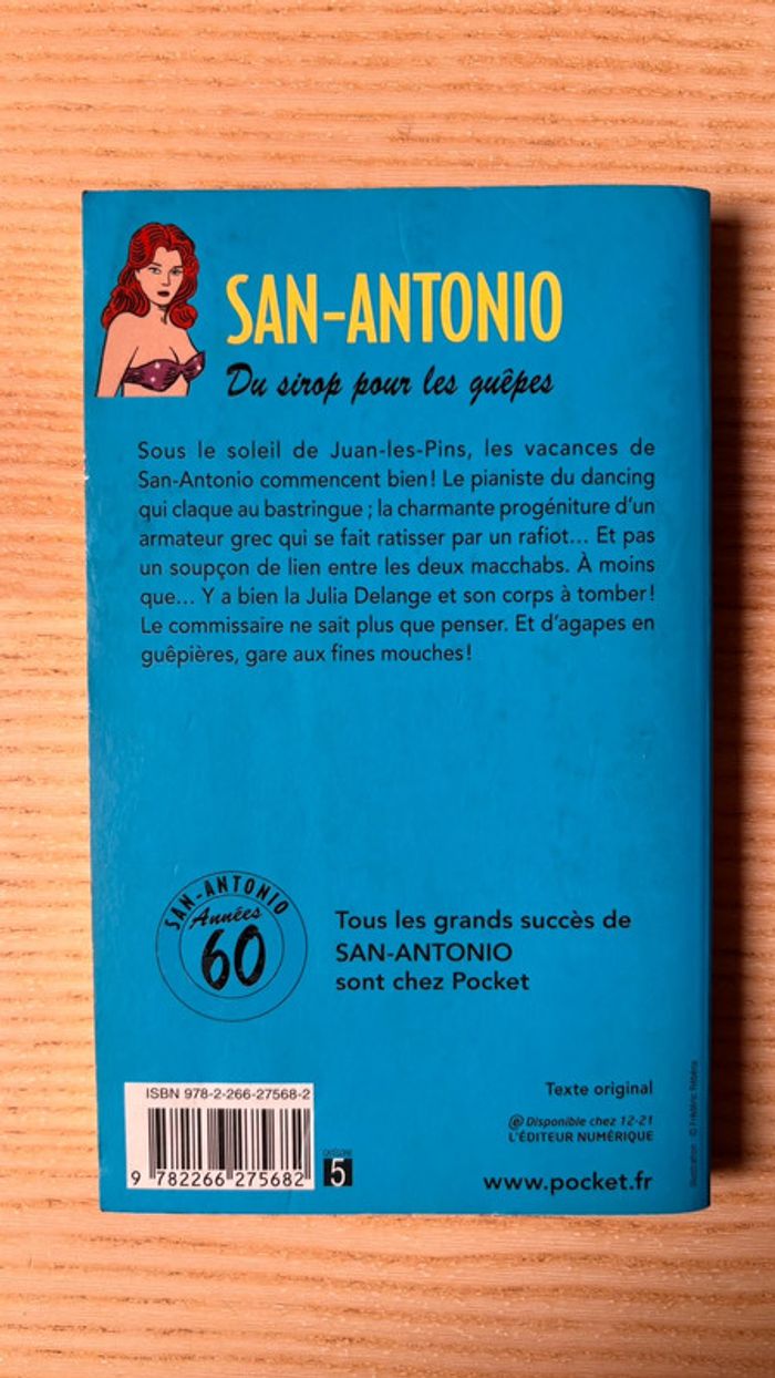Livre Du sirop pour les guêpes de San-Antonio - photo numéro 2