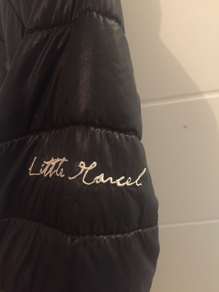 Manteau little Marcel noir et rose - photo numéro 2