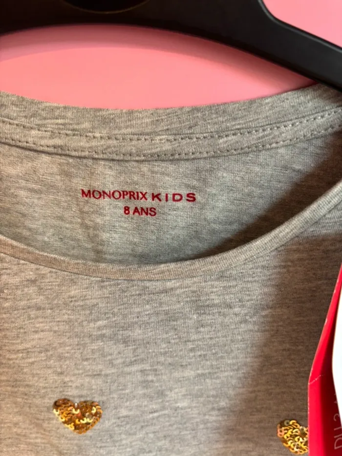 Neuf - Haut manches longues Monoprix 8 ans - photo numéro 4