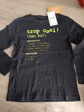 T shirt ml 8 ans garçon