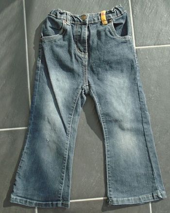 Jean stretch fille gris 3 ans