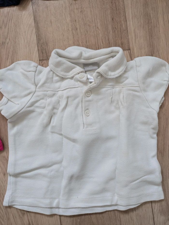 Lot 9 tee-shirt fille 9 Mois 71cm - photo numéro 5