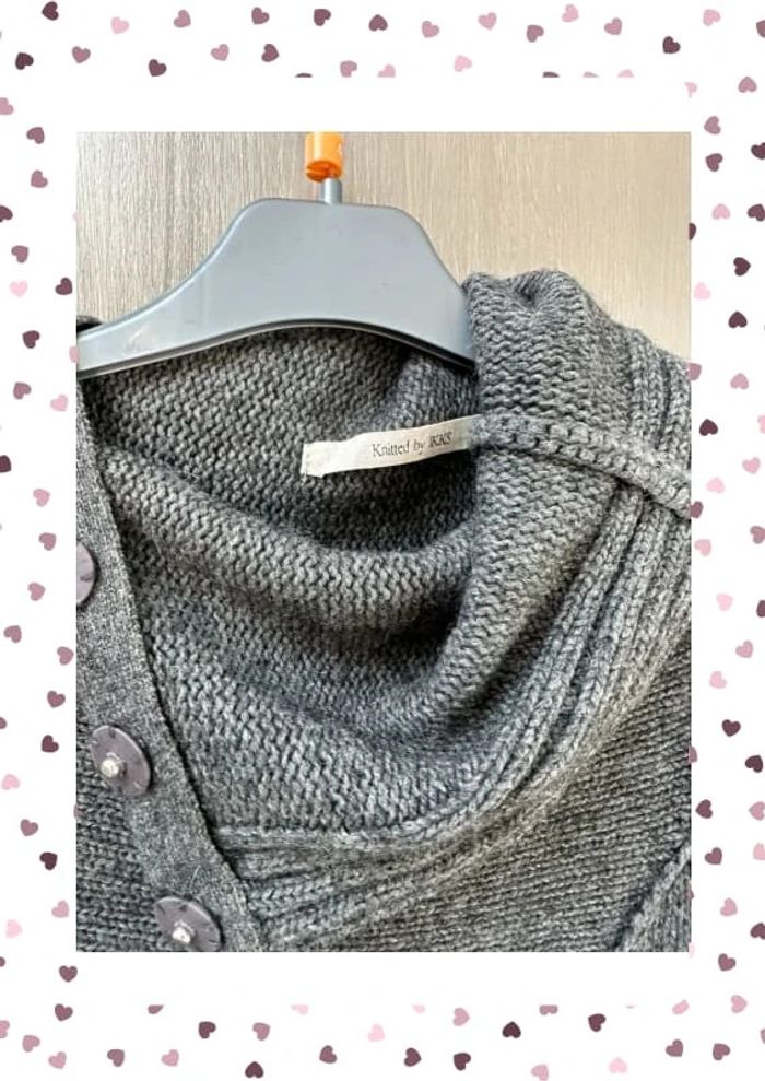 Robe en laine IKKS taille S grise - photo numéro 8