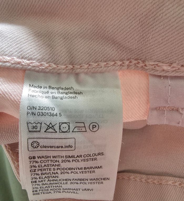 H&M Divided Short Denim Rose Très bon état 36 - photo numéro 6