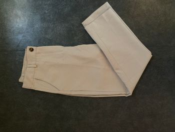 Pantalon droit beige