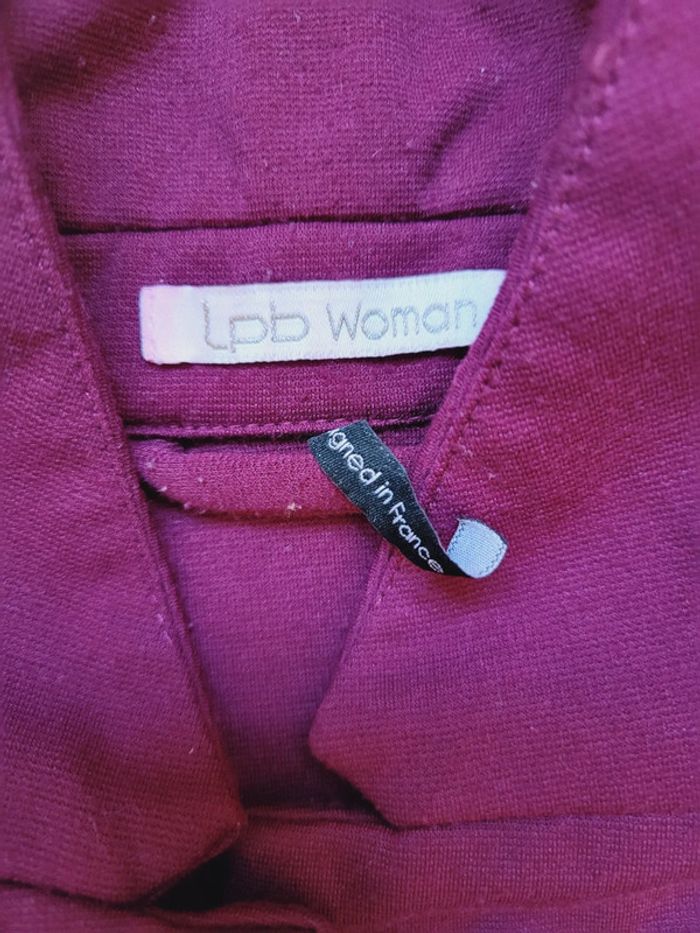 Veste tailleur / blazer LPB prune - photo numéro 6