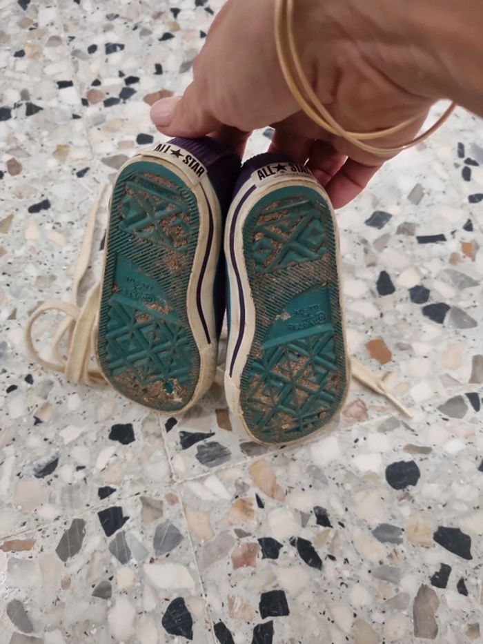 Converse violettes - photo numéro 3