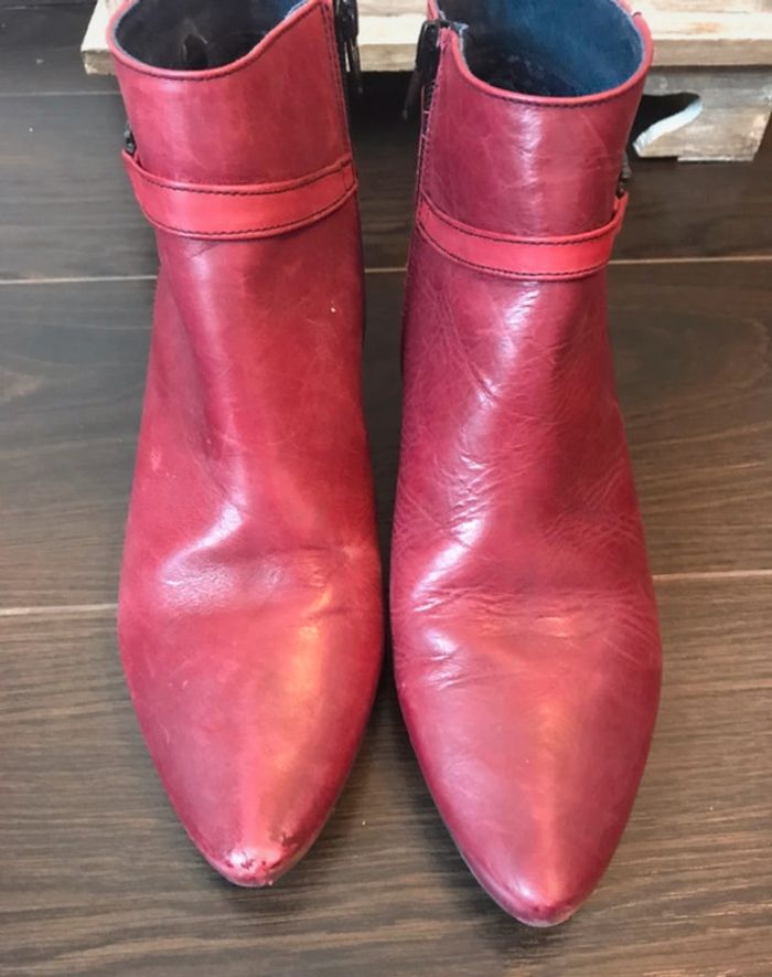 Bottines en cuir véritable - photo numéro 2