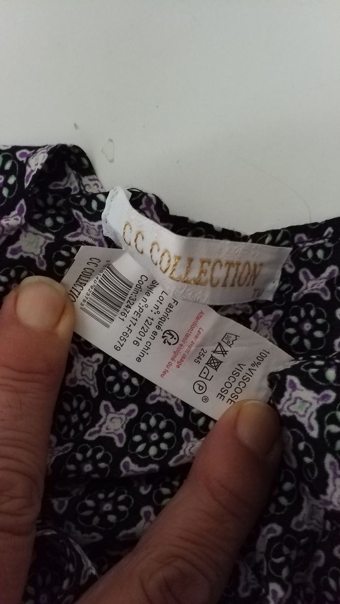 Blouse  fluide a noué taille unique  très bon état - photo numéro 4