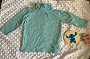 Pull à col roulé bébé fille