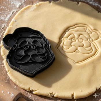 Emporte-pièce Père Noël pour biscuits et pâtisseries créatives - 8 cm