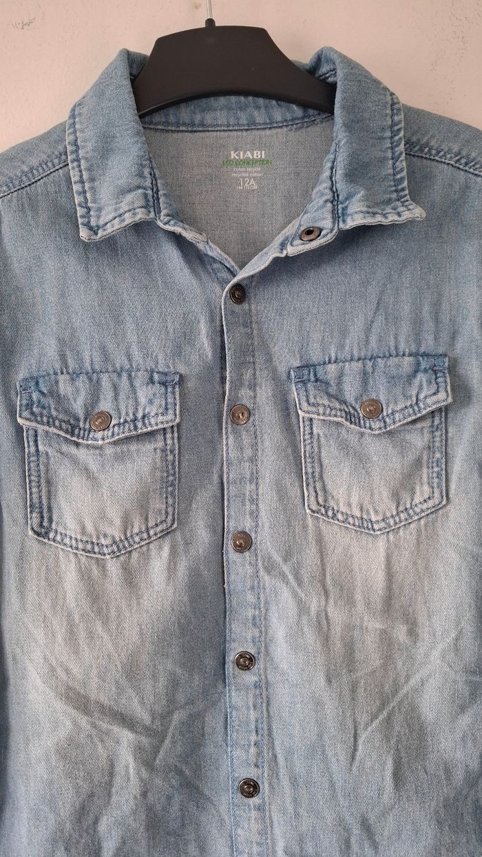 Chemise en jean Kiabi - photo numéro 4
