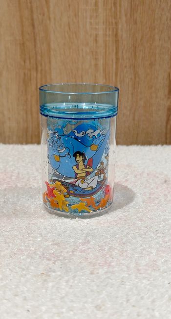 Verre double paroi Disney Aladdin vintage 