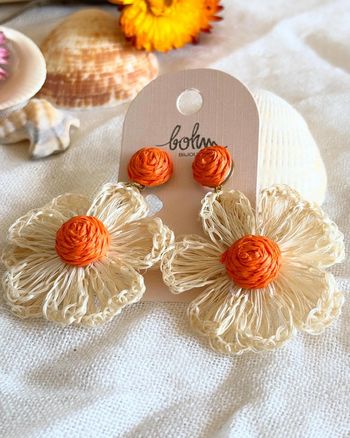 Boucles d’oreilles fleurs