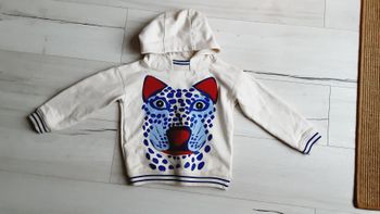 Vêtement garçon pull à capuche léopard Du Pareil au même DPAM 5 ans
