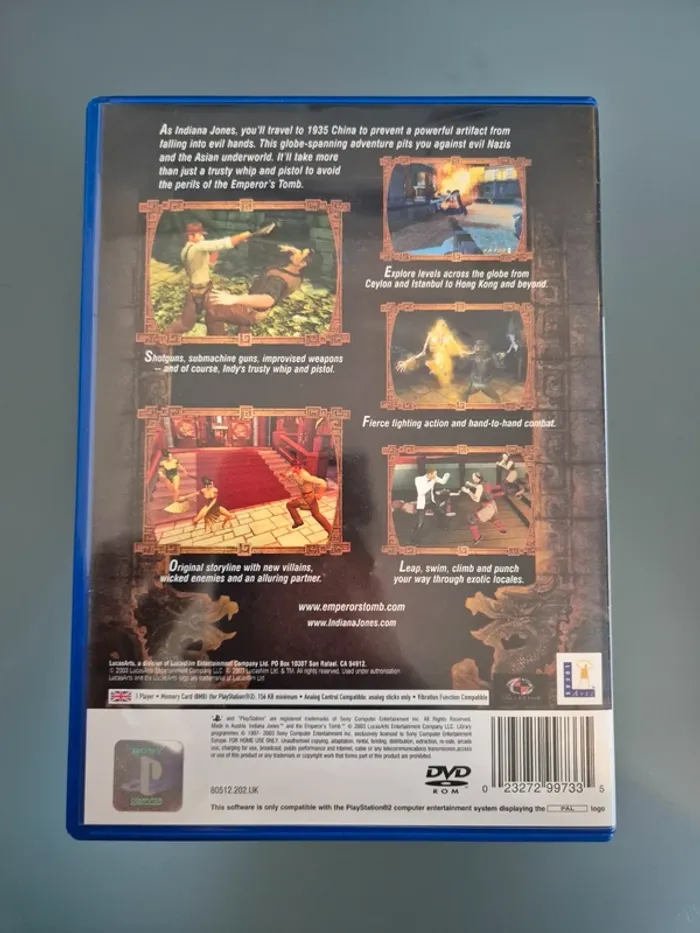 Indiana Jones and The Emperor's Tomb Playstation 2 UK - photo numéro 2